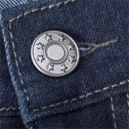Ladies Bootleg Sierra Jeans Close Up Button
